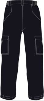 衛(wèi)生應(yīng)急服裝（長褲背面）